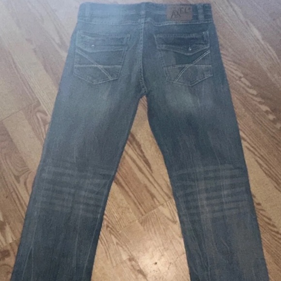 TK Axel Slim Straight Jeans Men's 34 x 30 Blue Stretch Denim - Picture 2 of 5